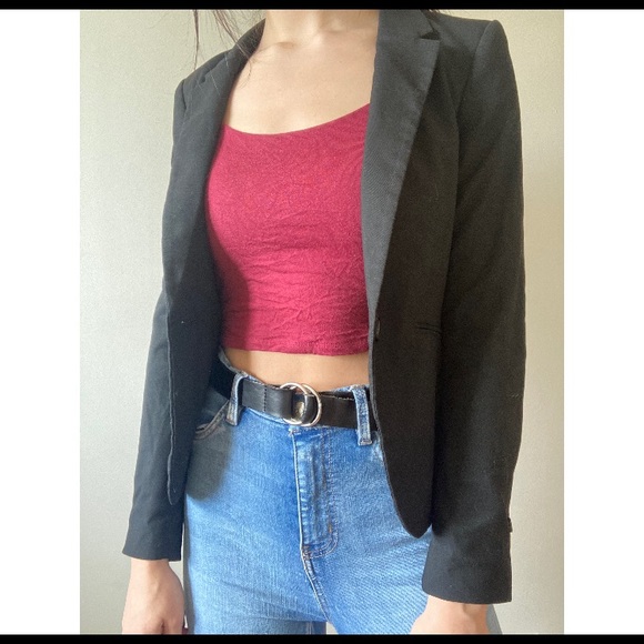 BLACK H&M BLAZER - Picture 2 of 5